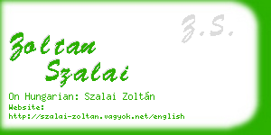 zoltan szalai business card