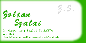 zoltan szalai business card